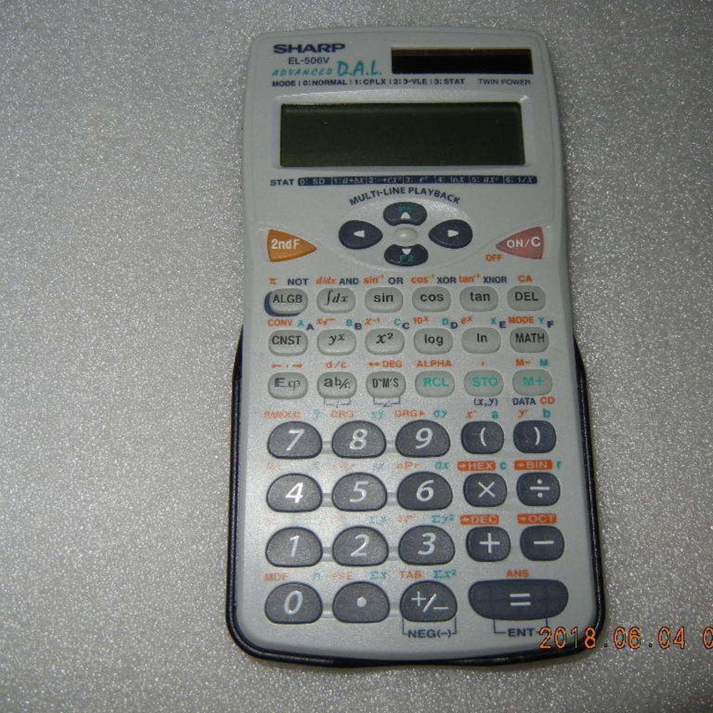 SHARP EL-506V D.A.L. ADVANCED SCIENTIFIC CALCULATR